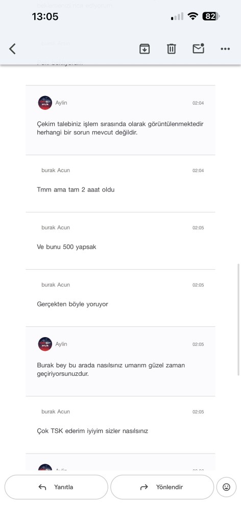 Dahibet canli destek mesajlari ekran goruntusu 2